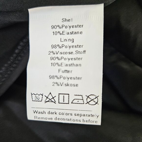 Grace Karin Womens One Shoulder Wrap Satin Cocktail Party Dress Size Large Sexy - Picture 12 of 12